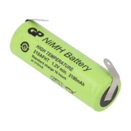 Acumul: Ni-MH; A,LR23; 1,2V; 2100mAh; urechi pentru lipire; 210mA
