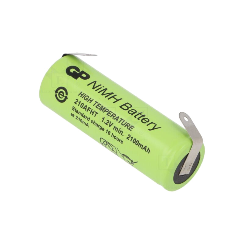 Acumul: Ni-MH; A,LR23; 1,2V; 2100mAh; urechi pentru lipire; 210mA Acumul: Ni-MH; A,LR23; 1,2V; 2100mAh; urechi pentru lipire; 210mA