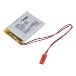 Acumul: Li-Po; 3,7V; 1100mAh; cabluri,contector JST SYP-02T-1