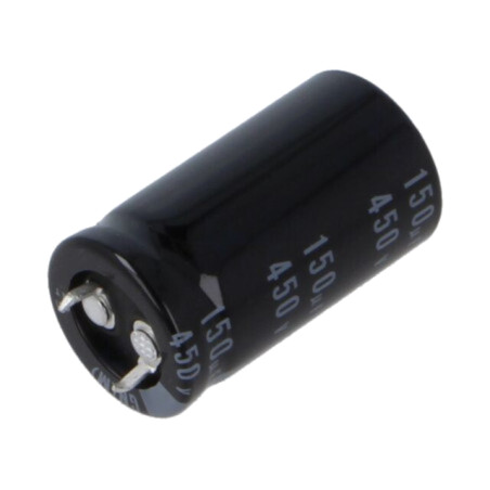 Condensator: electrolitic; SNAP-IN; 150uF; 450VDC; Ø22x40mm; ±20%