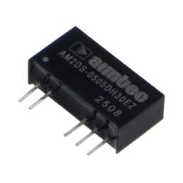 Convertor: DC/DC; 2W; Uintr: 4,5÷5,5VDC; Uieş: -5VDC; Uieş2: 5VDC