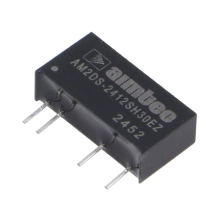 Convertor: DC/DC; 2W; Uintr: 21,6÷26,4VDC; Uieş: 12VDC; Iieş: 167mA