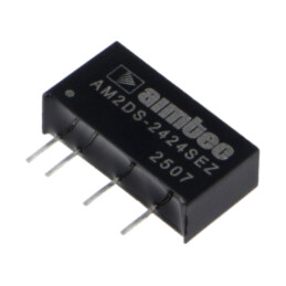 Convertor: DC/DC; 2W; Uintr: 21,6÷26,4VDC; Uieş: 24VDC; Iieş: 84mA