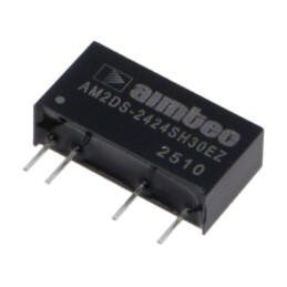 Convertor: DC/DC; 2W; Uintr: 21,6÷26,4VDC; Uieş: 24VDC; Iieş: 84mA