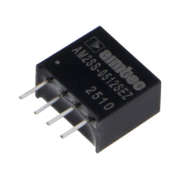 Convertor: DC/DC; 2W; Uintr: 4,5÷5,5VDC; Uieş: 12VDC; Iieş: 167mA