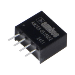Convertor: DC/DC; 2W; Uintr: 4,5÷5,5VDC; Uieş: 15VDC; Iieş: 133mA