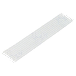 Conector: cablu jumper flexibil; P.cablu-bandă: 2,54mm; drepte