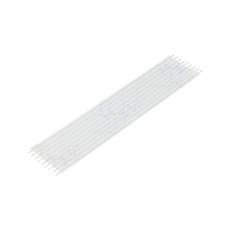 Conector: cablu jumper flexibil; P.cablu-bandă: 2,54mm; drepte