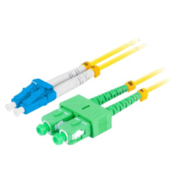 Patch cord cu fibră; LC/UPC,SC/APC; 2m; Fibră Optică: 9/125um