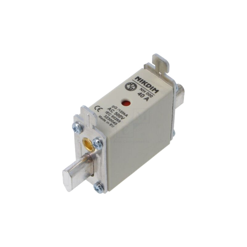 Siguranţă: siguranţă; 40A; 500VAC; gG; industrial; NH000