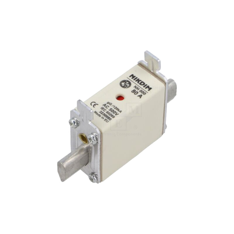 Siguranţă: siguranţă; 80A; 500VAC; gG; industrial; NH000