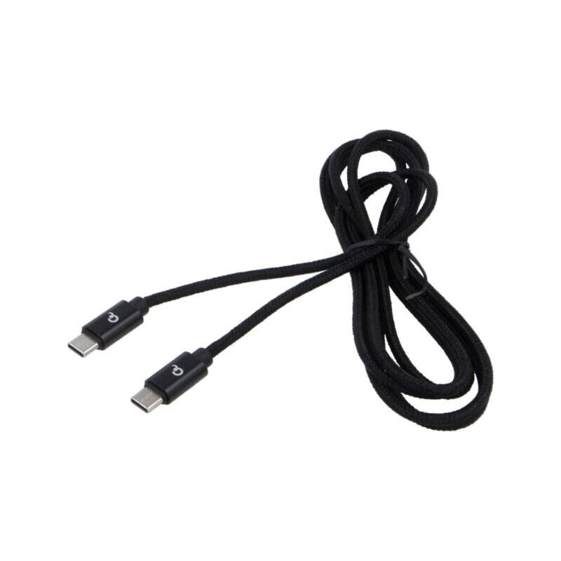 Cablu; USB 2.0; USB C mufă,din ambele părţi; aurit; 1,8m; negru Cablu; USB 2.0; USB C mufă,din ambele părţi; aurit; 1,8m; negru