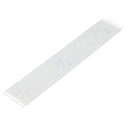 Conector: cablu jumper flexibil; P.cablu-bandă: 2,54mm; drepte