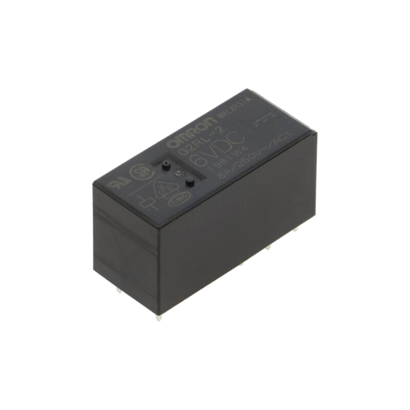 Releu: electromagnetic; DPDT; Ubobină: 6VDC; 8A; 8A/250VAC; G2RL