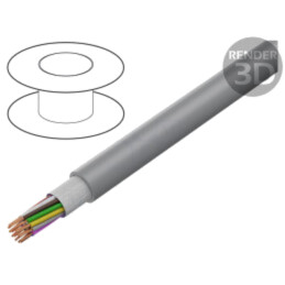 Cablu: cablu de control; SUPERTRONIC® 310-PVC; 18x0,25mm2; PVC