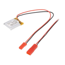 Acumul: Li-Po; 3,7V; 150mAh; cabluri,contector JST SYR-02T