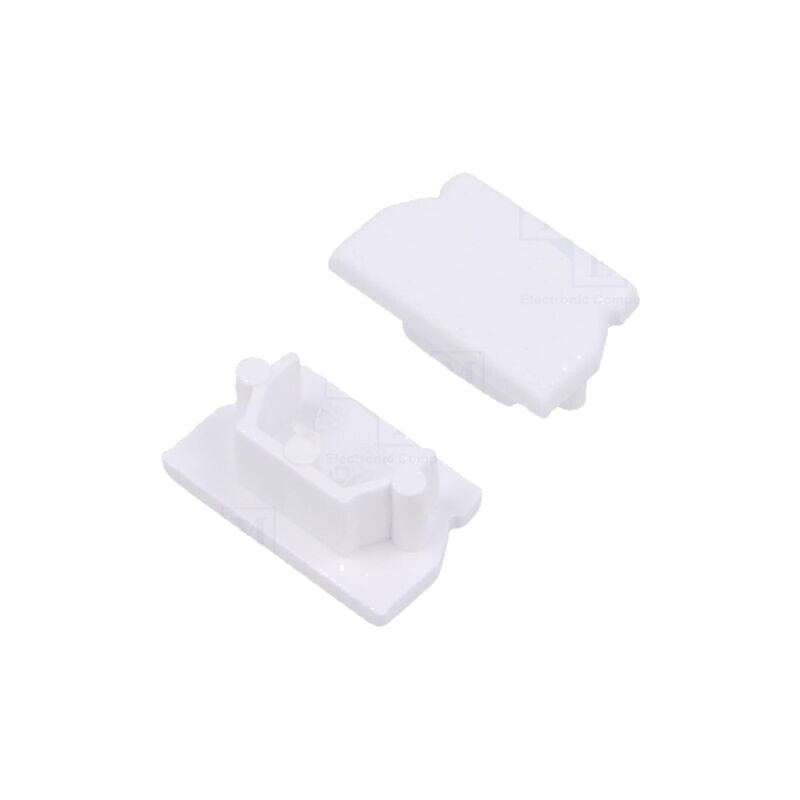 Obturator pt.LED profile; albă; 20buc; ABS; GEN2; UNI12