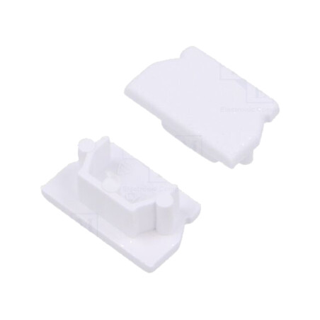 Obturator pt.LED profile; albă; 20buc; ABS; GEN2; UNI12