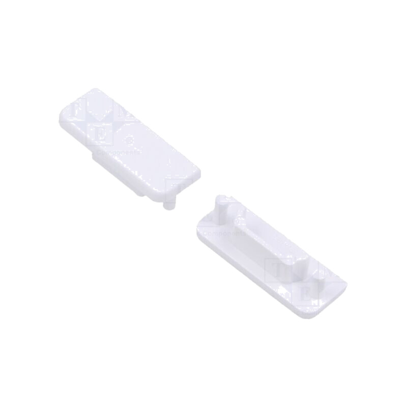 Obturator pt.LED profile; albă; 20buc; ABS; GEN2; SURFACE14