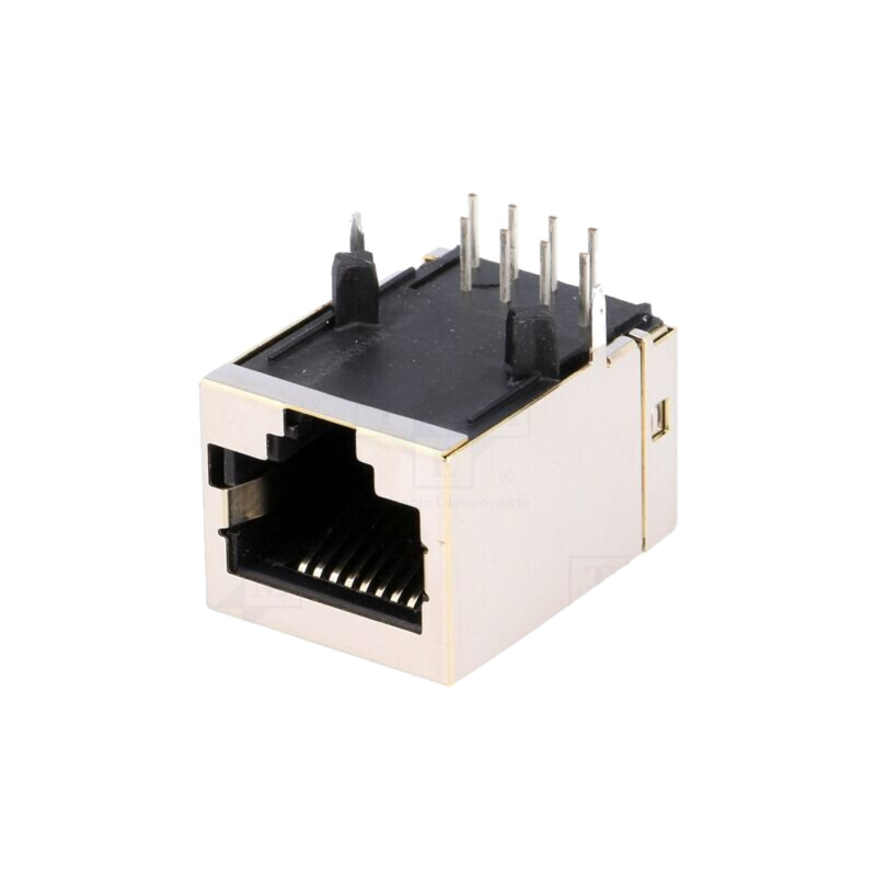 Conector: RJ45; soclu; PIN: 8; 8p8c; pentru PCB; THT
