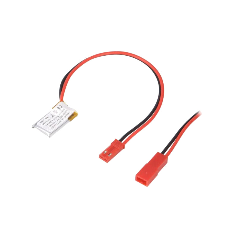 Acumul: Li-Po; 3,7V; 40mAh; cabluri,contector JST SYR-02T