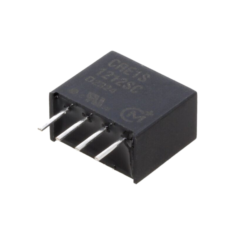 Convertor: DC/DC; 1W; Uintr: 10,8÷13,2VDC; Uieş: 12VDC; Iieş: 83mA