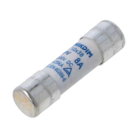 Siguranţă: siguranţă; 8A; 1kVDC; gPV; cilindrică; 10x38mm
