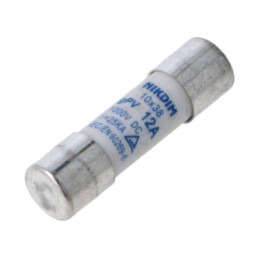 Siguranţă: siguranţă; 12A; 1kVDC; gPV; cilindrică; 10x38mm