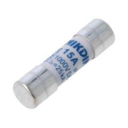 Siguranţă: siguranţă; 15A; 1kVDC; gPV; cilindrică; 10x38mm