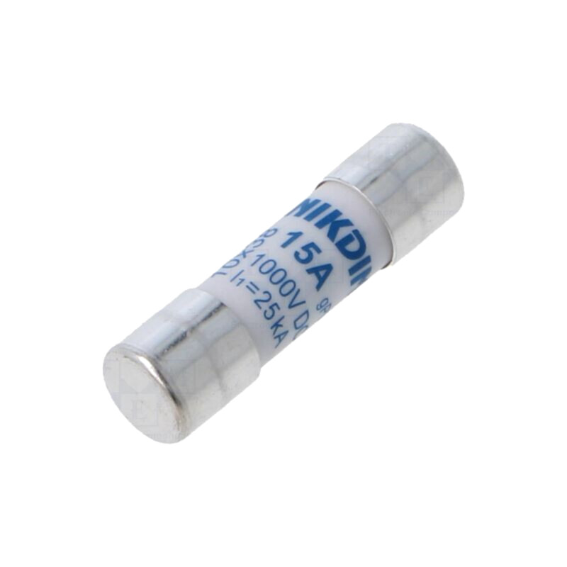 Siguranţă: siguranţă; 15A; 1kVDC; gPV; cilindrică; 10x38mm