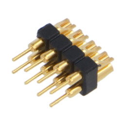 Conector: şiruri pini; şir pini; PIN: 8; MK 204; 1,5A; 60V; drept
