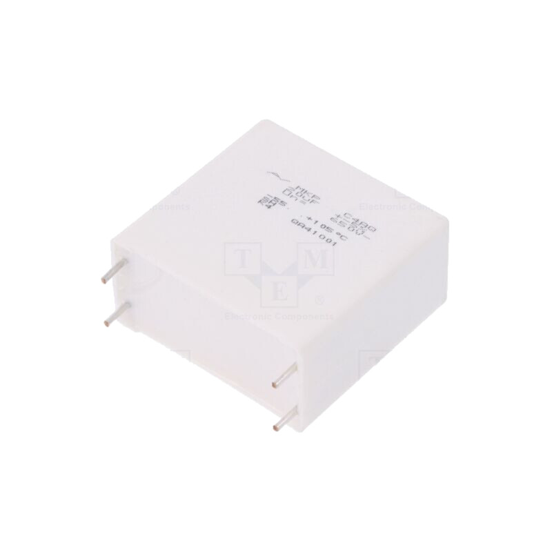 Condensator: cu polipropilenă; DC-Link; 20uF; THT; ESR: 5,3mΩ; C4AQ Condensator: cu polipropilenă; DC-Link; 20uF; THT; ESR: 5,3mΩ; C4AQ