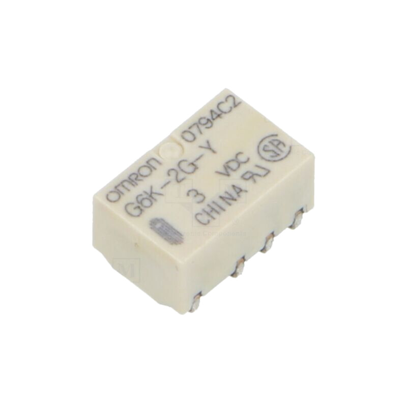 Releu: electromagnetic; DPDT; Ubobină: 3VDC; Icontacte max: 1A