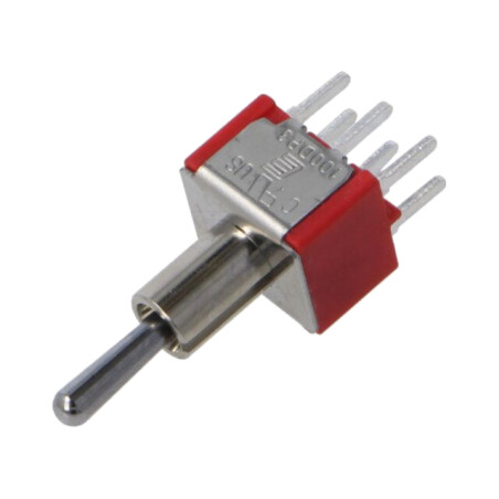 Comutator: basculant; Poz: 3; DP3T; ON-OFF-ON; 2A/250VAC; 5A/28VDC