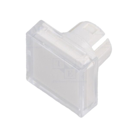 Lentilă pentru buton; 16mm; 51; incoloră; plastic
