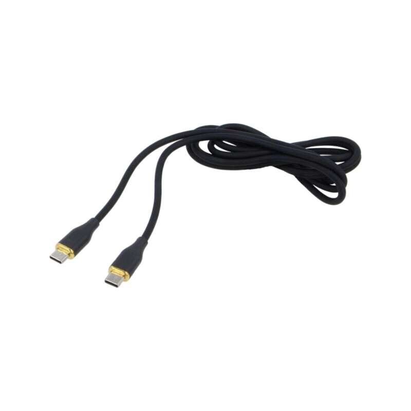 Cablu; USB 2.0; USB C mufă,din ambele părţi; 1,5m; negru; 480Mbps