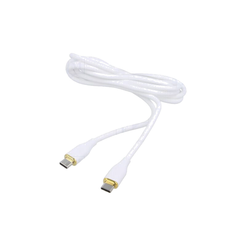 Cablu; USB 2.0; USB C mufă,din ambele părţi; 1,5m; alb; 480Mbps