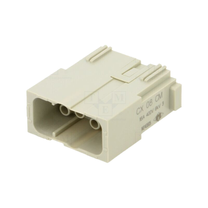 Conector: HDC; inserturi de contact; tată; MIXO; PIN: 8; 16A; 600V