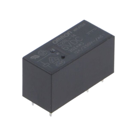 Releu: electromagnetic; SPDT; Ubobină: 6VDC; 12A; 12A/250VAC; G2RL