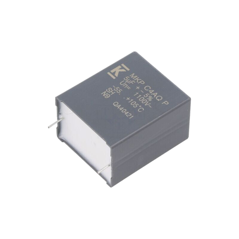 Condensator: cu polipropilenă; DC-Link; 5uF; THT; ESR: 9mΩ; C4AQ-P