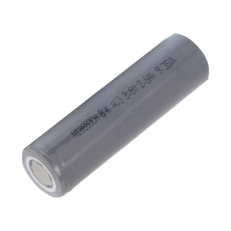Acumul: Li-Ion; 18650,MR18650; 3,6V; 2600mAh; Ø18,5x65,2mm; 7,5A