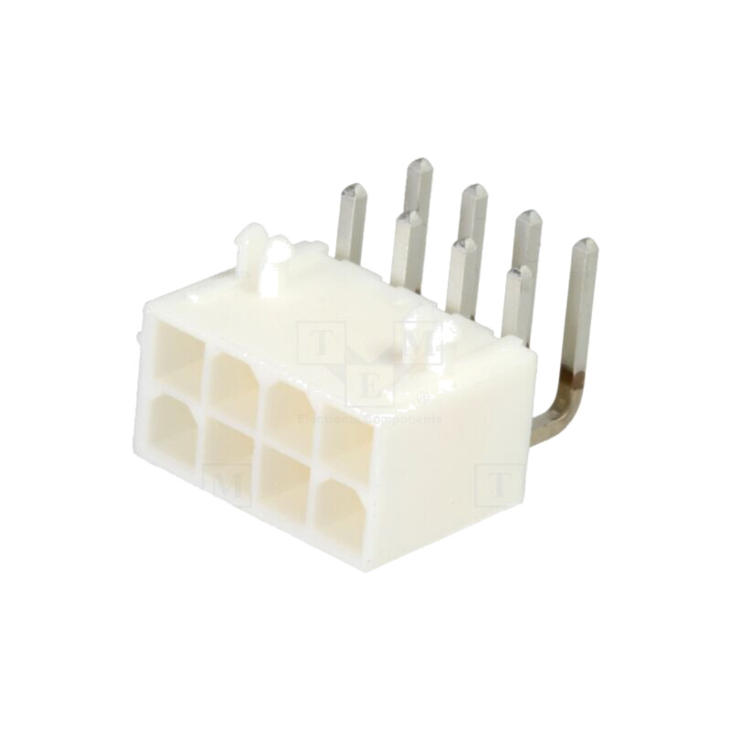 Conector: cablu-placă; soclu; tată; PIN: 8; Mini-Fit Jr; 13A; THT