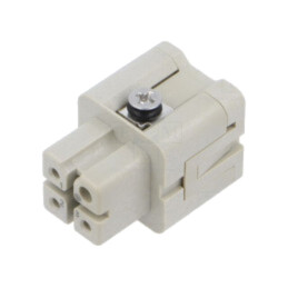 Conector: HDC; inserturi de contact; mamă; EPIC H-A; PIN: 4; 10A