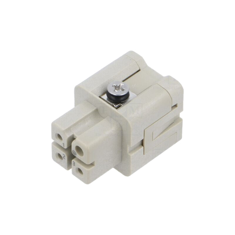 Conector: HDC; inserturi de contact; mamă; EPIC H-A; PIN: 4; 10A