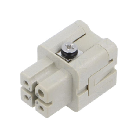 Conector: HDC; inserturi de contact; mamă; EPIC H-A; PIN: 4; 10A