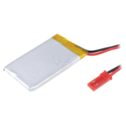 Acumul: Li-Po; 3,7V; 270mAh; cabluri,contector JST SYR-02T