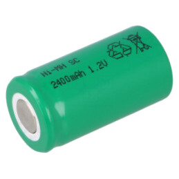 Acumul: Ni-MH; SubC; 1,2V; 2400mAh; Ø22x42mm