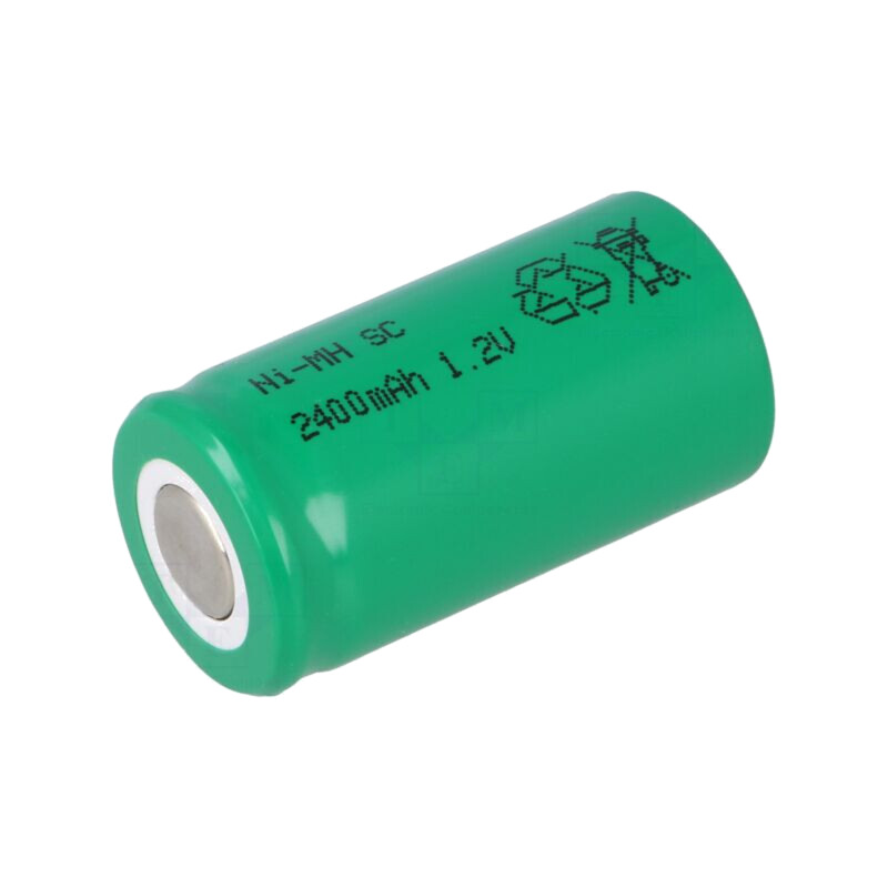Acumul: Ni-MH; SubC; 1,2V; 2400mAh; Ø22x42mm Acumul: Ni-MH; SubC; 1,2V; 2400mAh; Ø22x42mm