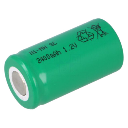 Acumul: Ni-MH; SubC; 1,2V; 2400mAh; Ø22x42mm