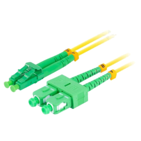 Patch cord cu fibră; LC/APC,SC/APC; 1m; Fibră Optică: 9/125um